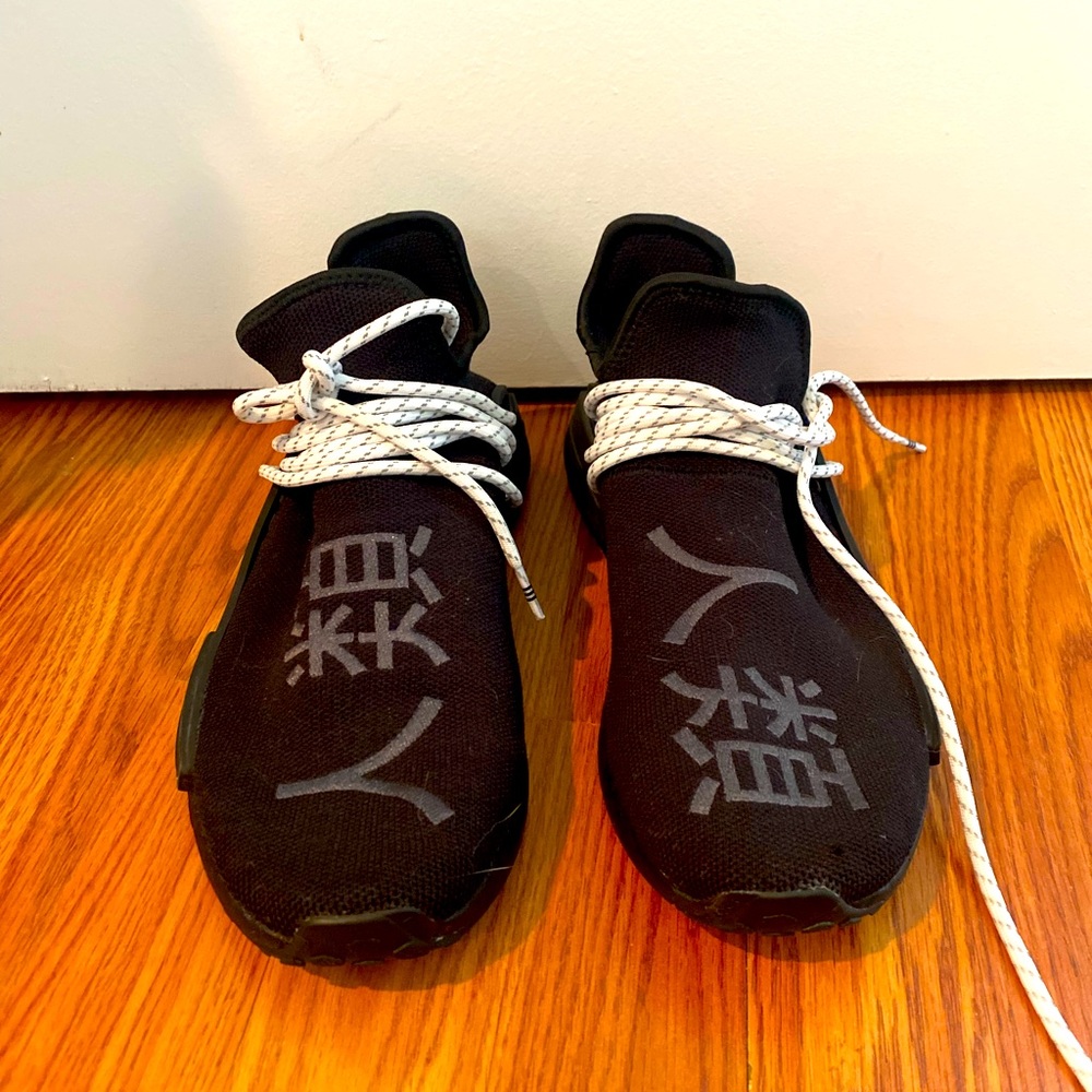 Adidas Pharrell x Nmd Human Race ‘Black’ Mens Shoe Size 10